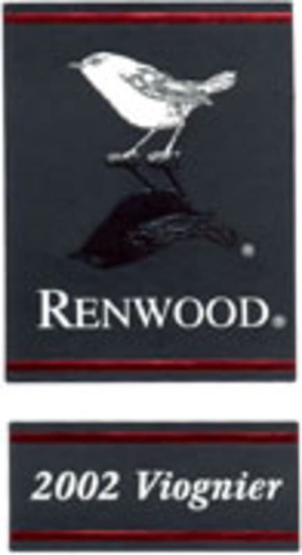 Renwood Amador County Viognier 2002 Front Label