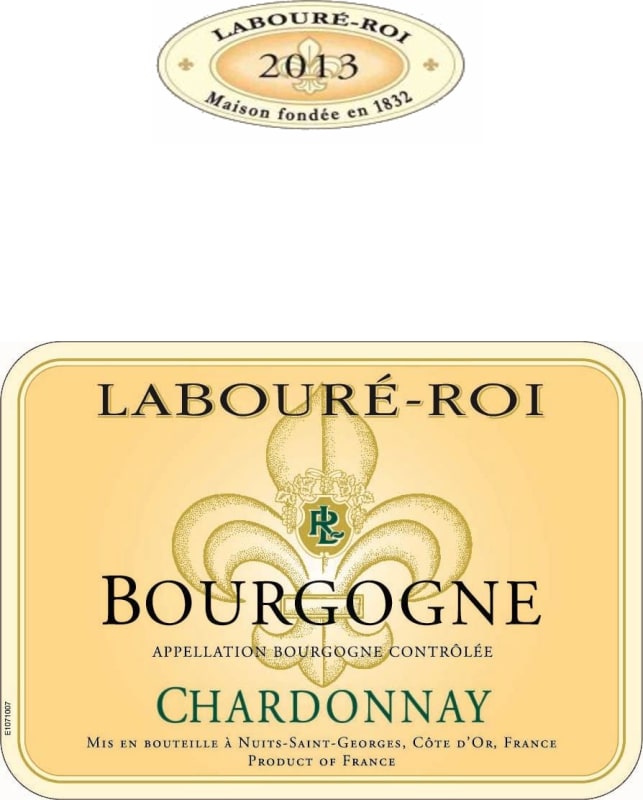 Laboure Roi Bourgogne Blanc 2013 Front Label