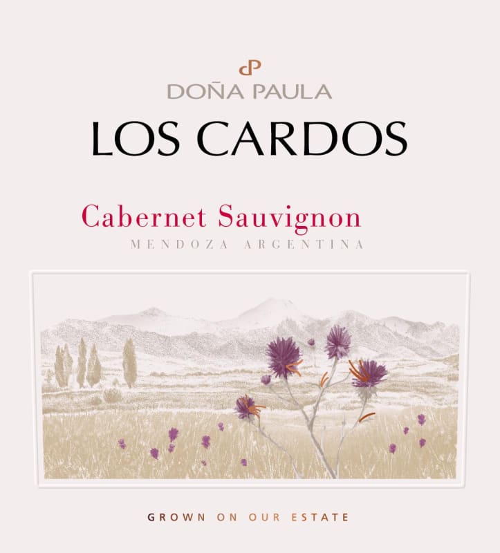 Dona Paula Los Cardos Cabernet Sauvignon 2013 Front Label