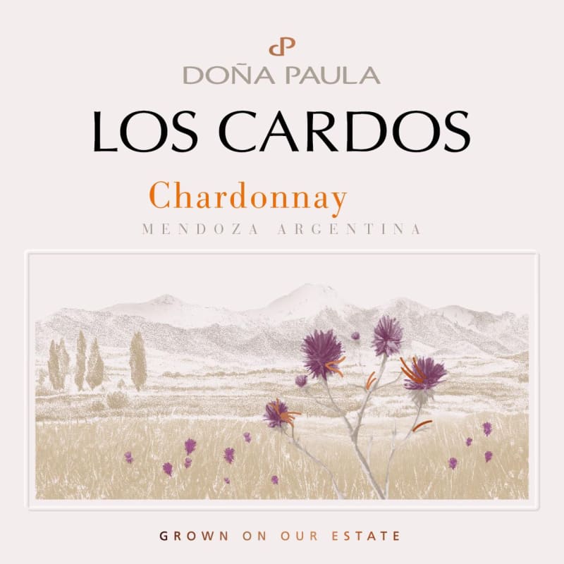 Dona Paula Los Cardos Chardonnay 2013 Front Label
