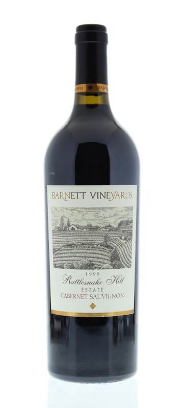 Barnett Vineyards Rattlesnake Cabernet Sauvignon 1999 Front Bottle Shot