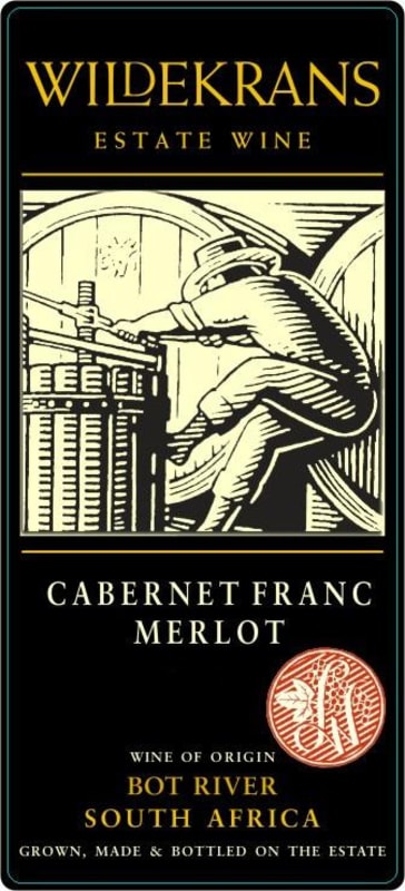 Wildekrans Cabernet Franc Merlot 2013 Front Label