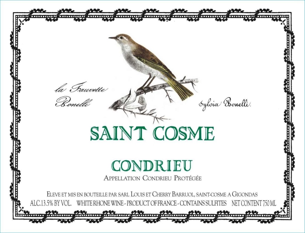 Chateau de Saint Cosme Condrieu 2013 Front Label