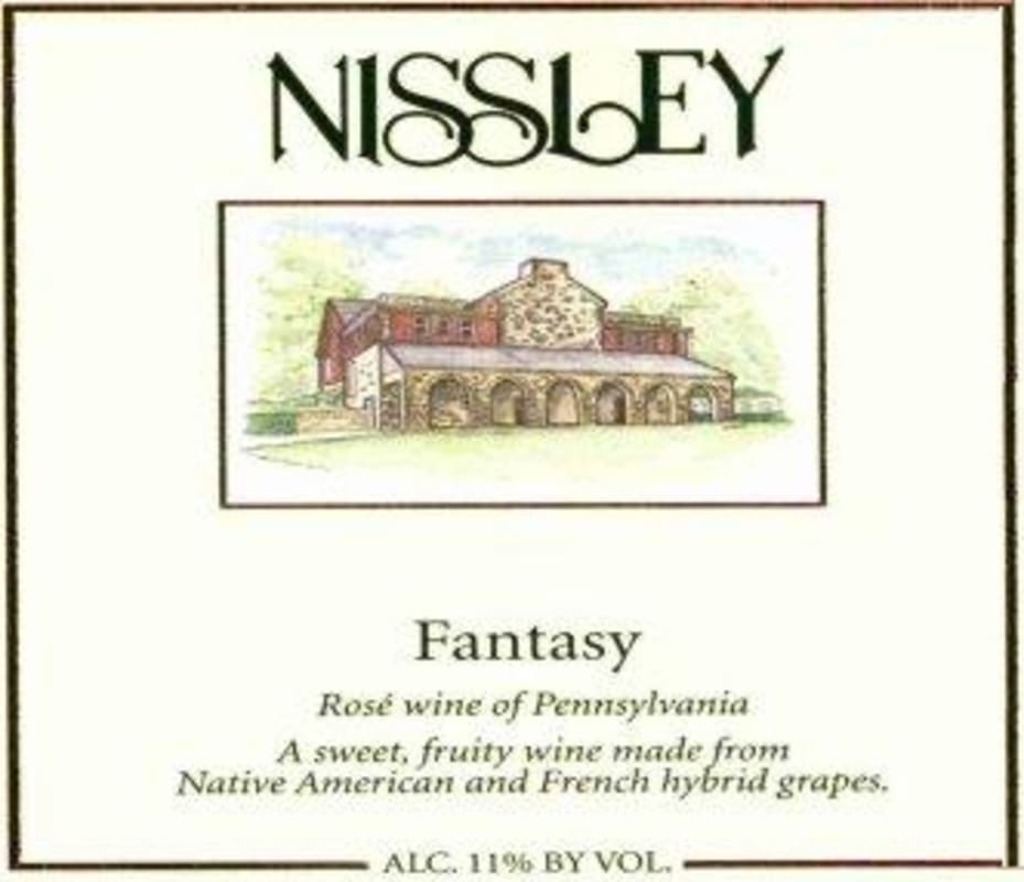 Nissley Vineyards & Winery Estate Fantasy 2009 Front Label