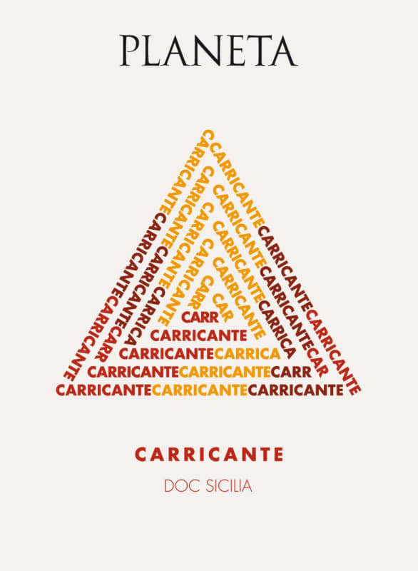 Planeta Carricante 2013 Front Label