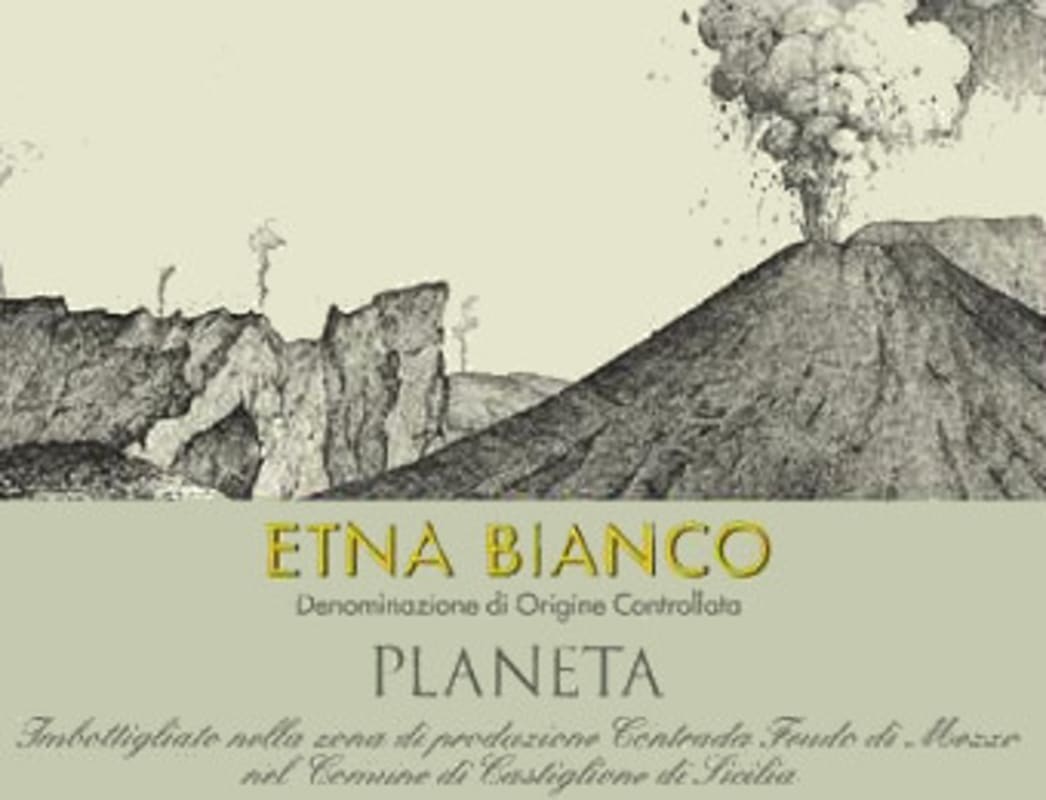 Planeta Etna Bianco 2013 Front Label