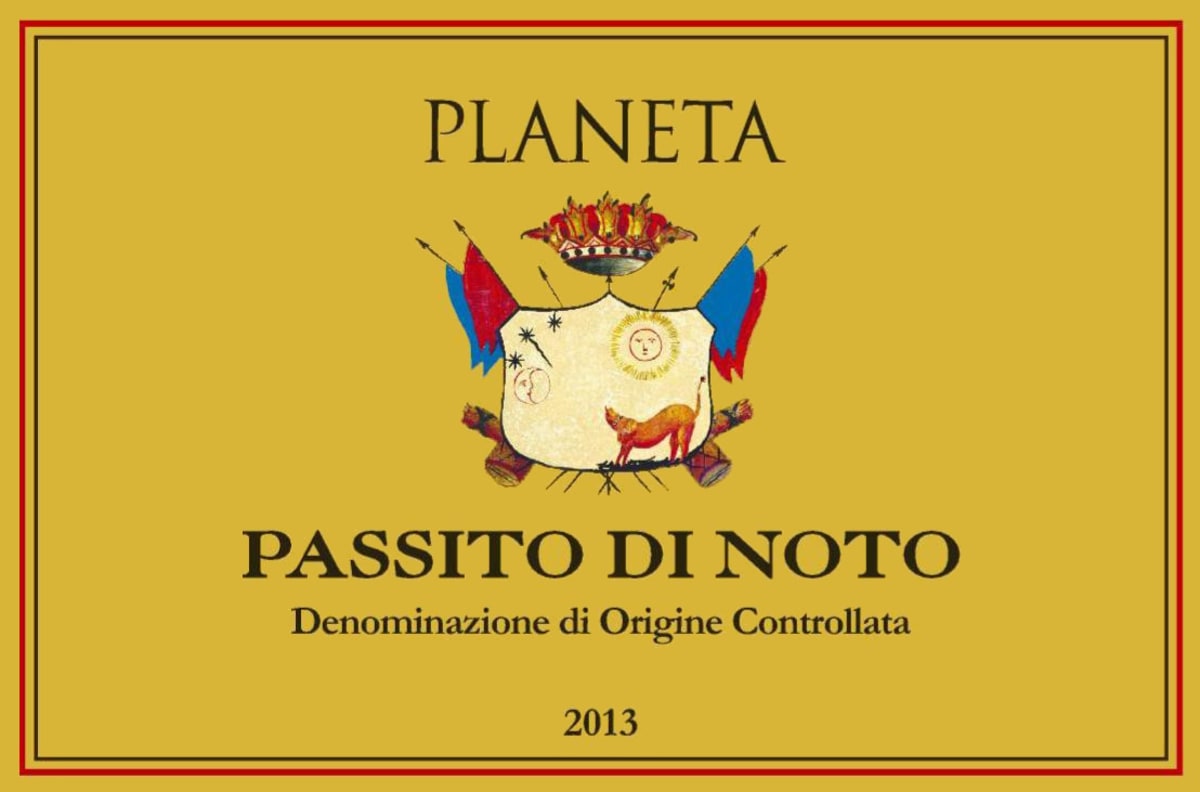 Planeta Passito di Noto Moscato 2013 Front Label