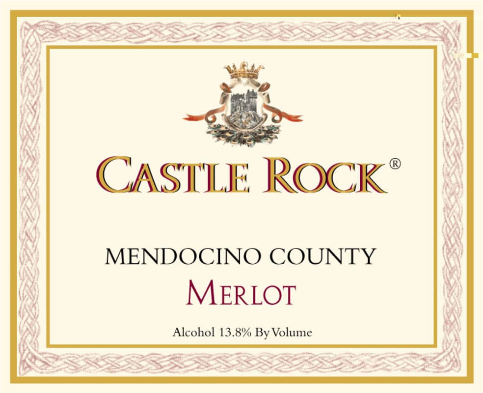 Castle Rock Merlot 2008 Front Label