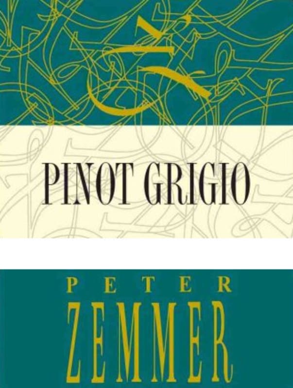 Peter Zemmer Alto Adige Pinot Grigio 2013 Front Label