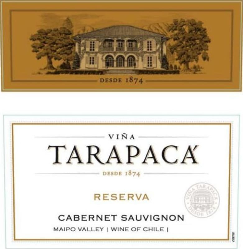 Vina Tarapaca Reserva Cabernet Sauvignon 2013 Front Label