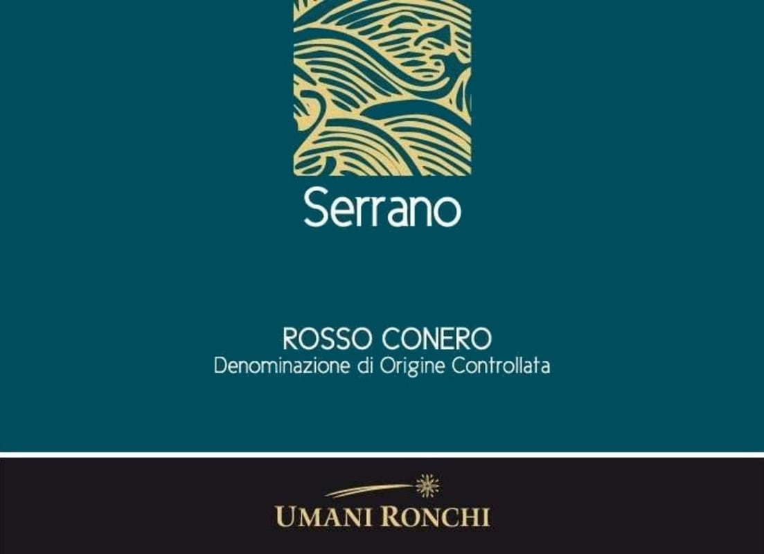 Umani Ronchi Serrano Rosso Conero 2013 Front Label