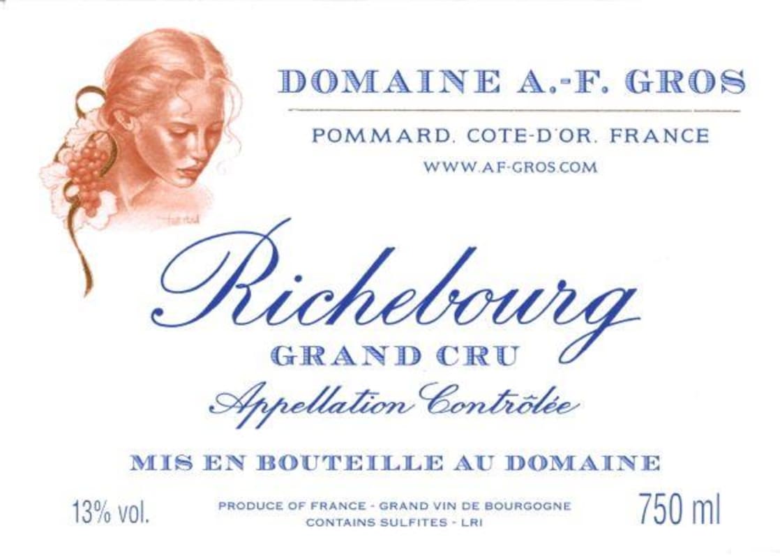 Domaine A.F. Gros Richebourg Grand Cru 2013 Front Label