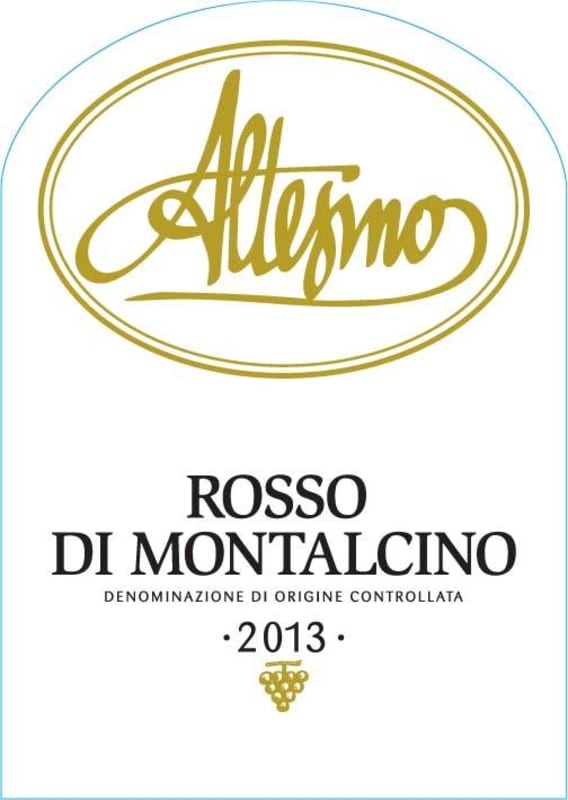 Altesino Rosso di Montalcino 2013 Front Label
