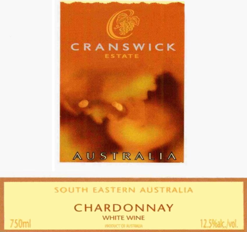 Cranswick Chardonnay 2013 Front Label