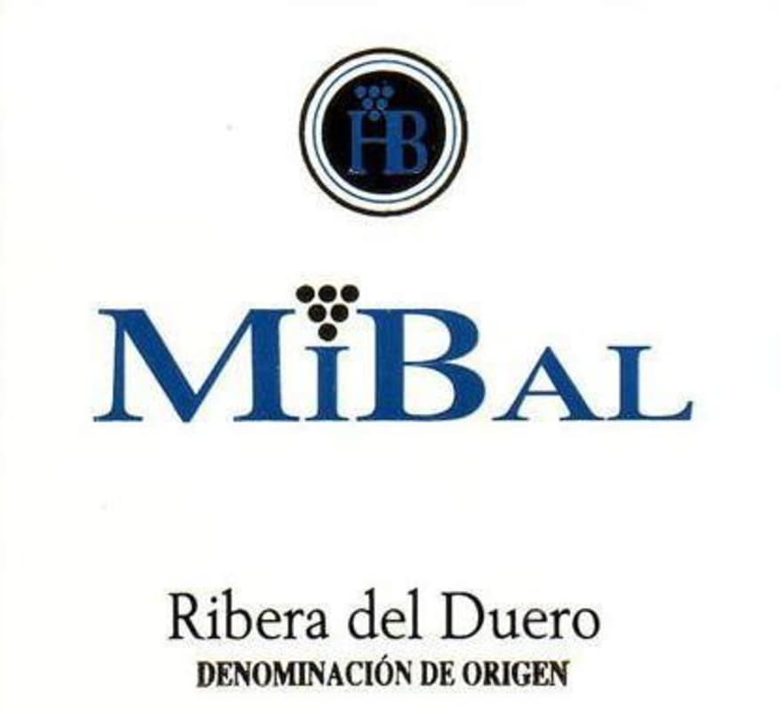 Bodegas Hornillos Ballesteros Mibal Ribera del Duero Joven 2013 Front Label