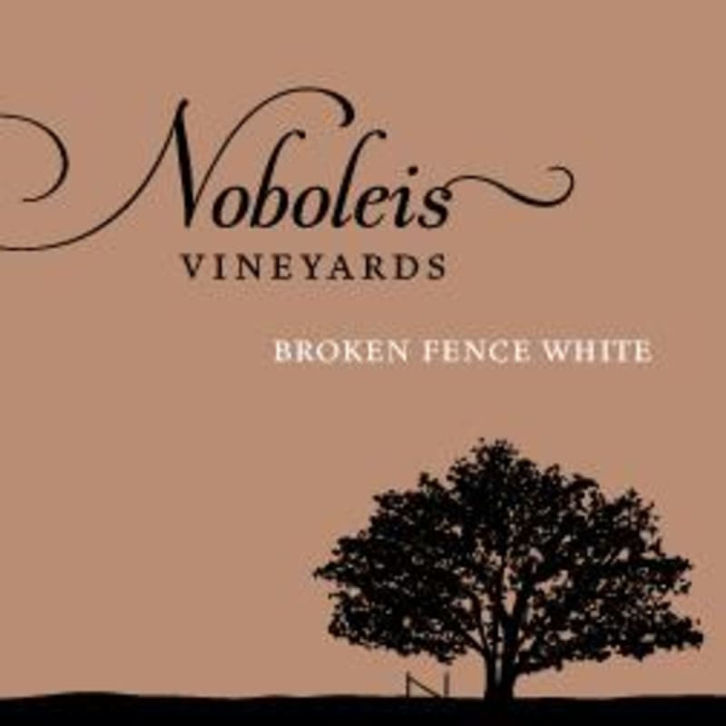 Noboleis Vineyards and Winery Broken Fence White 2014 Front Label