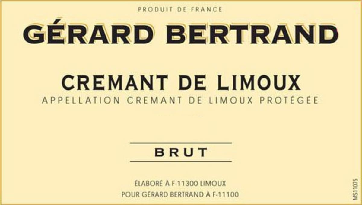Gerard Bertrand Cremant de Limoux Brut 2013 Front Label