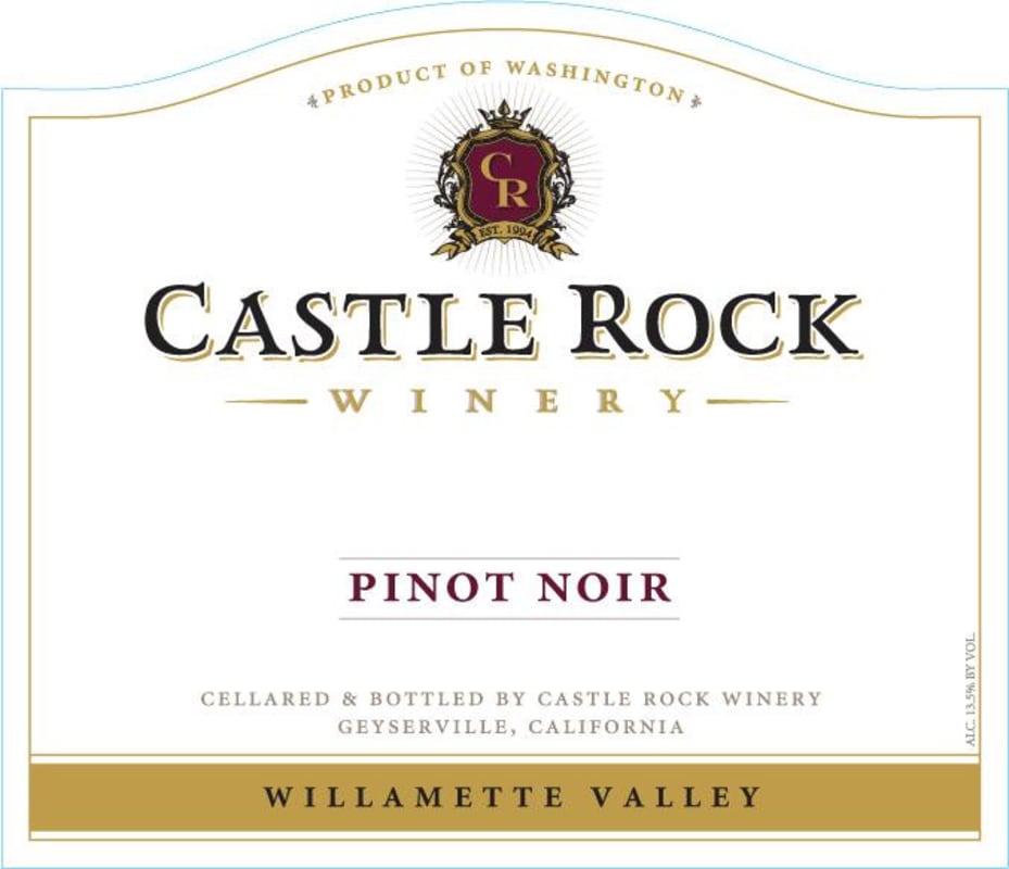 Castle Rock Willamette Valley Pinot Noir 2013 Front Label