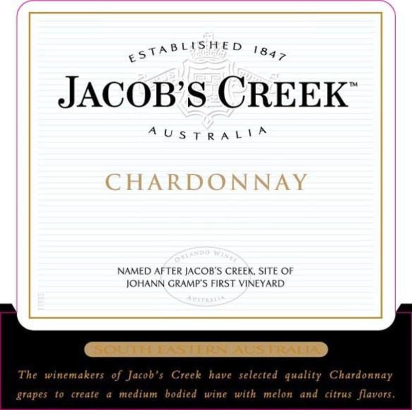 Jacob's Creek Classic Chardonnay 2013 Front Label
