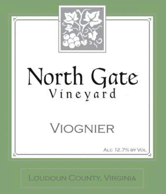 North Gate Vineyard Viognier 2012 Front Label