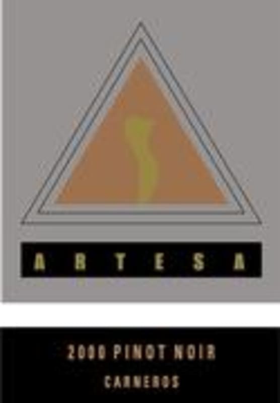 Artesa Carneros Pinot Noir 2000 Front Label