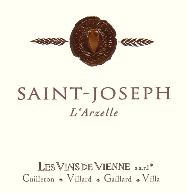 Vins de Vienne Saint-Joseph l'Arzelle 2013 Front Label