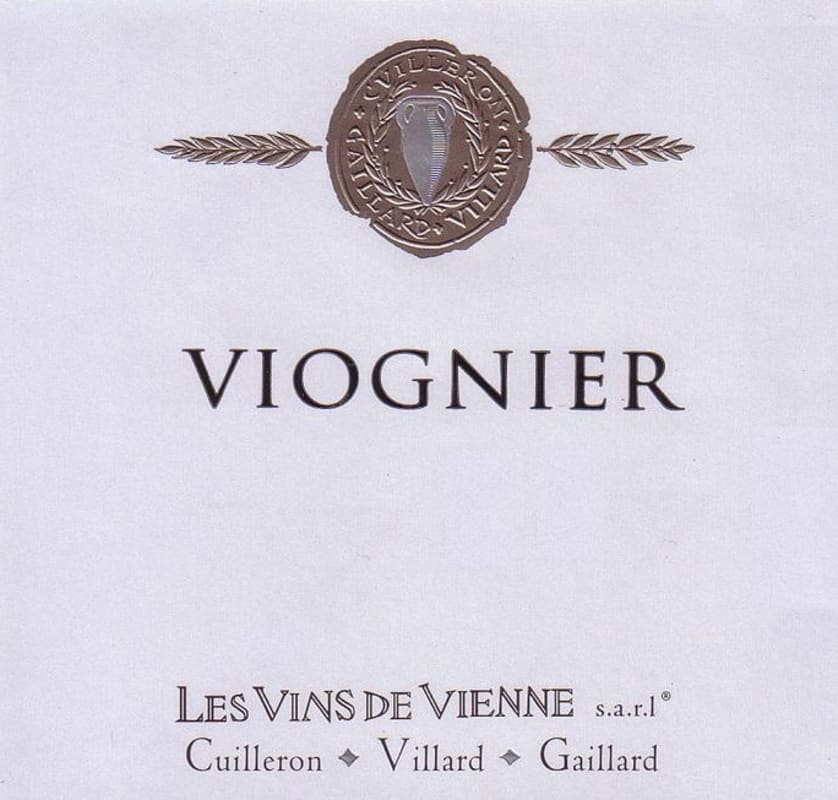 Vins de Vienne Viognier 2013 Front Label