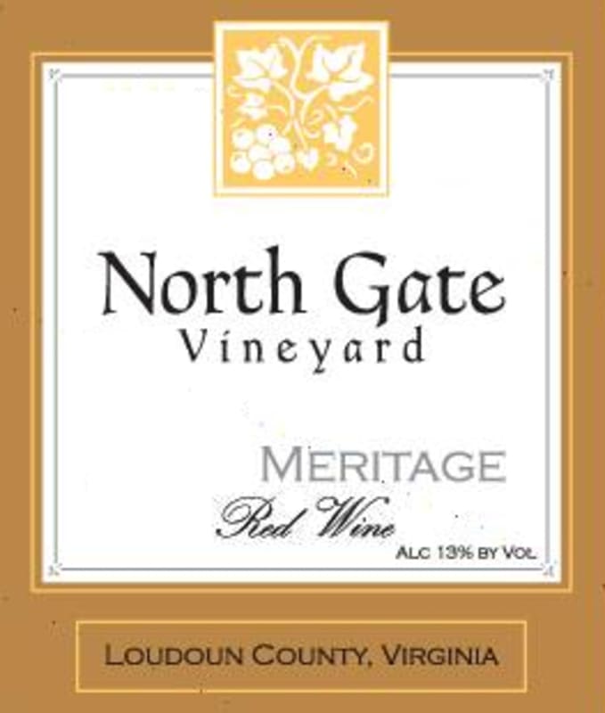 North Gate Vineyard Meritage 2011 Front Label