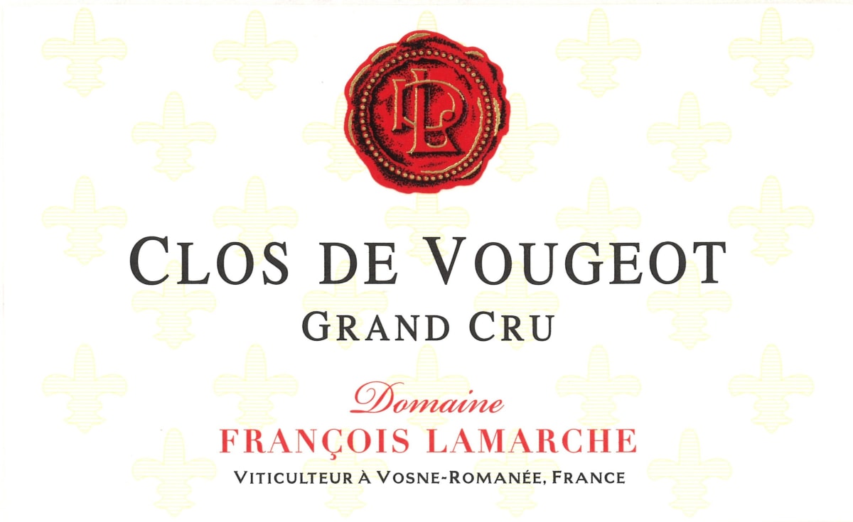 Francois Lamarche Clos de Vougeot Grand Cru 2013 Front Label
