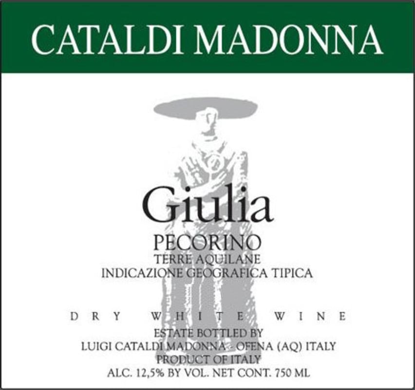 Cataldi Madonna Giulia Pecorino 2013 Front Label