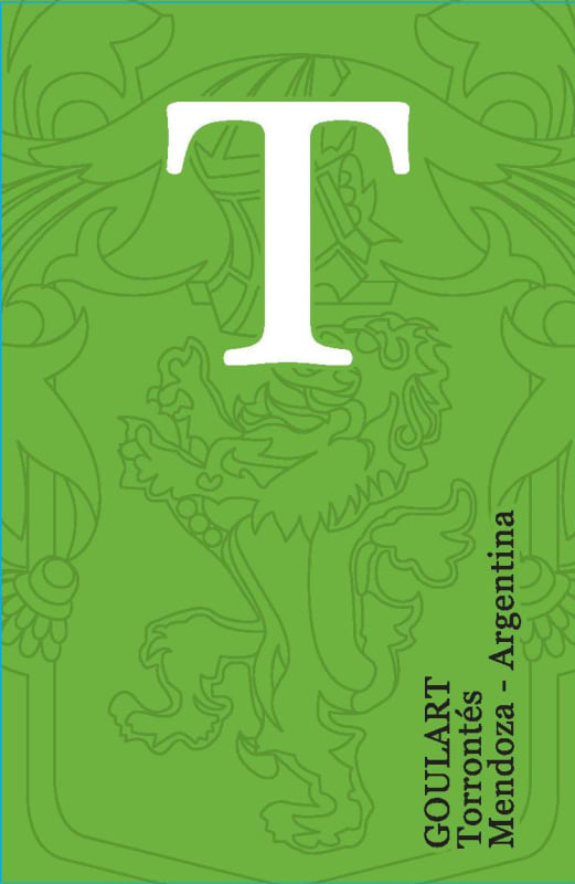 Bodega Goulart Torrontes 2013 Front Label