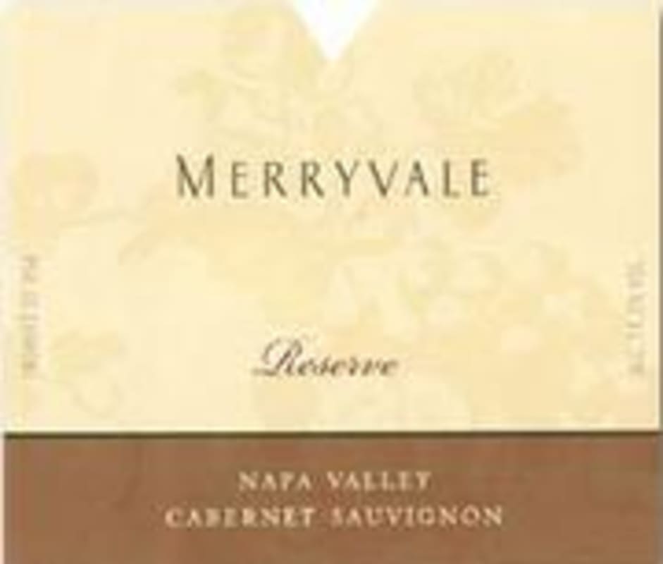 Merryvale Reserve Cabernet Sauvignon 1999 Front Label