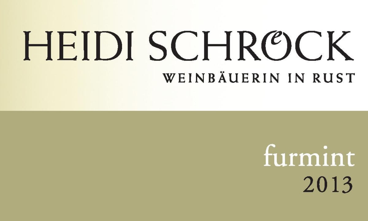 Heidi Schrock & Sohne Furmint 2013 Front Label