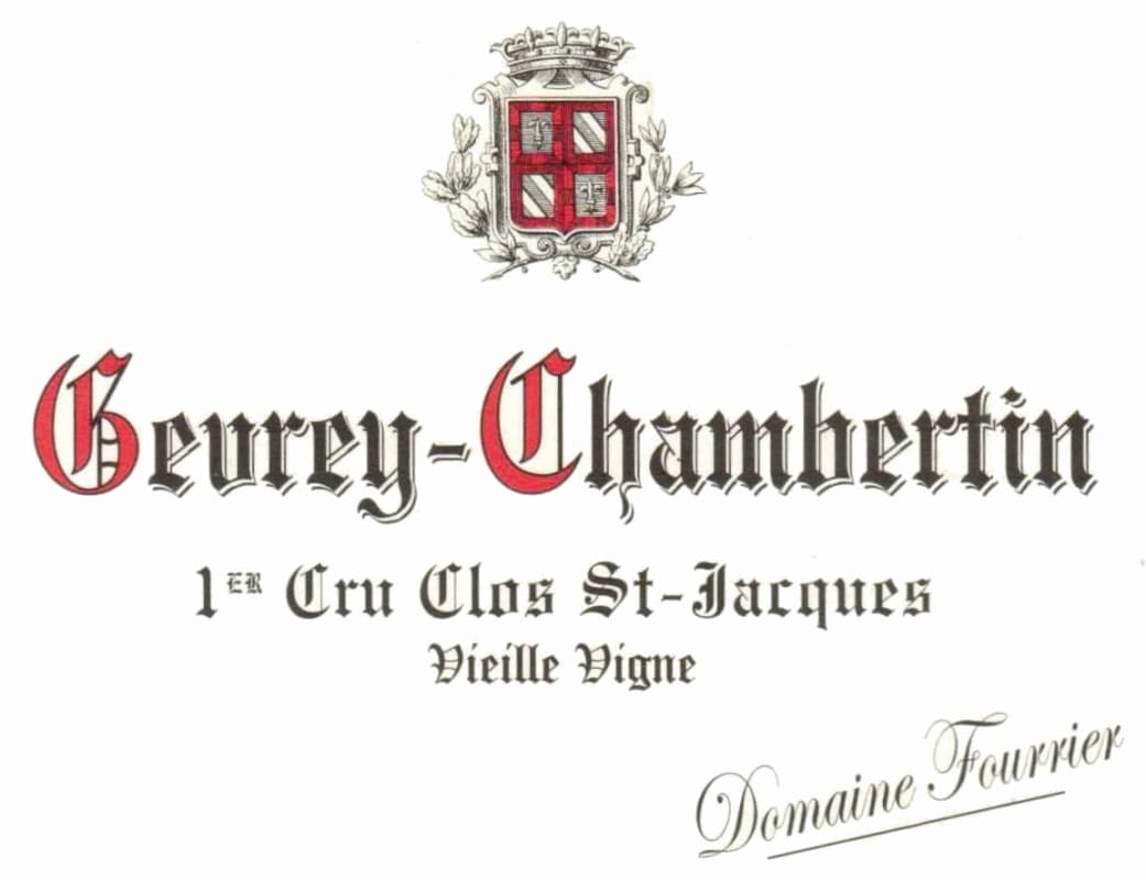 Domaine Fourrier Gevrey-Chambertin Clos St-Jacques 2013 Front Label