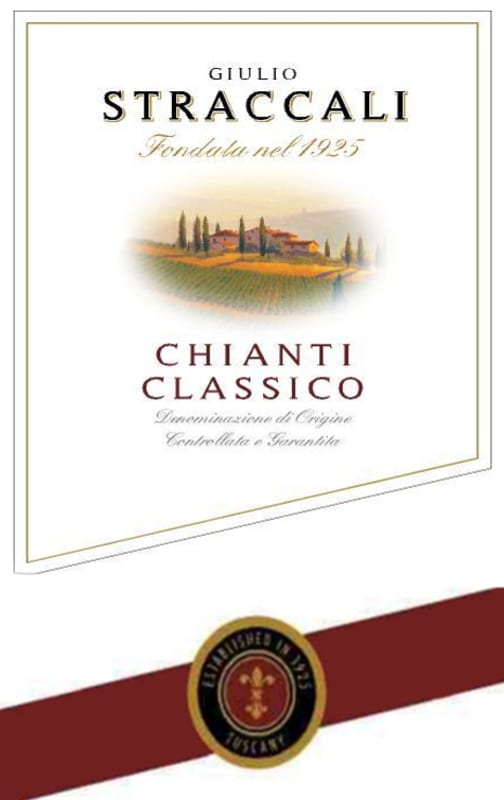 Straccali Chianti Classico 2013 Front Label