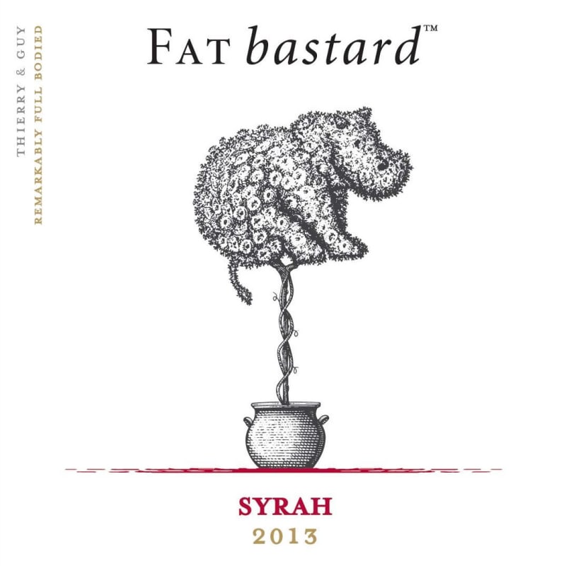 Fat Bastard Shiraz 2013 Front Label