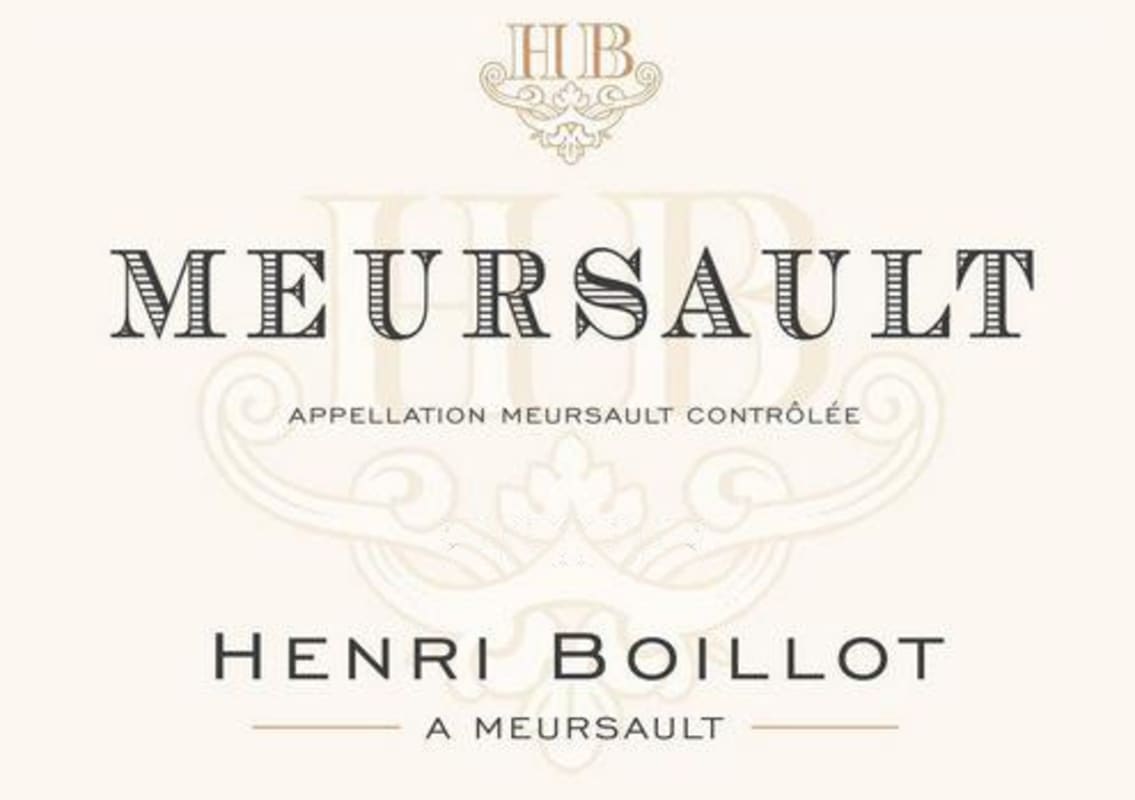 Domaine Henri Boillot Meursault 2013 Front Label