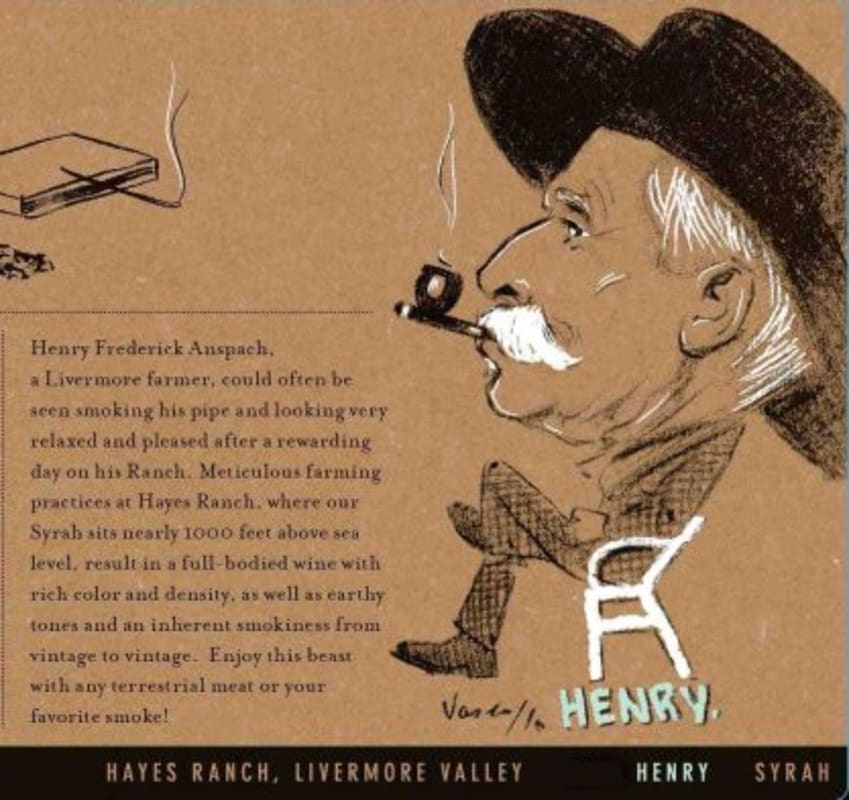 Nottingham Cellars Henry Hays Ranch Syrah 2013 Front Label
