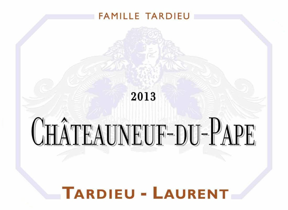 Tardieu-Laurent Chateauneuf-du-Pape 2013 Front Label