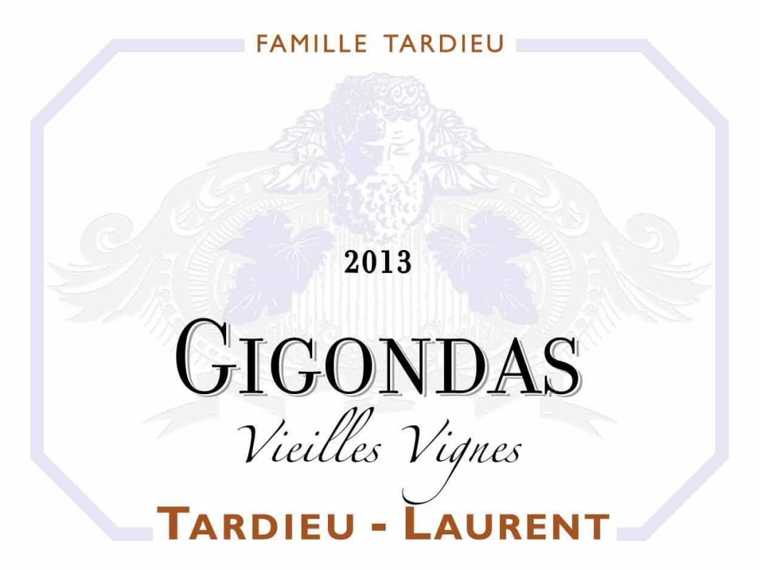 Tardieu-Laurent Gigondas Vieilles Vignes 2013 Front Label