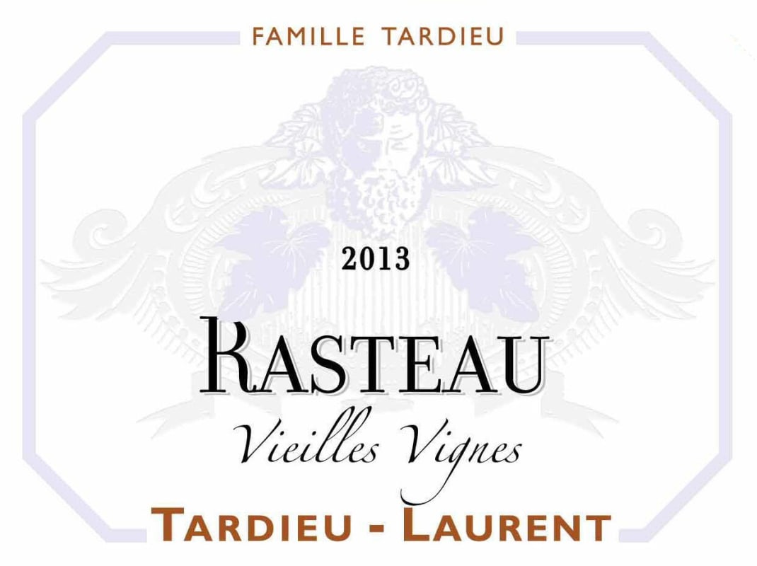 Tardieu-Laurent Rasteau Vieilles Vignes 2013 Front Label