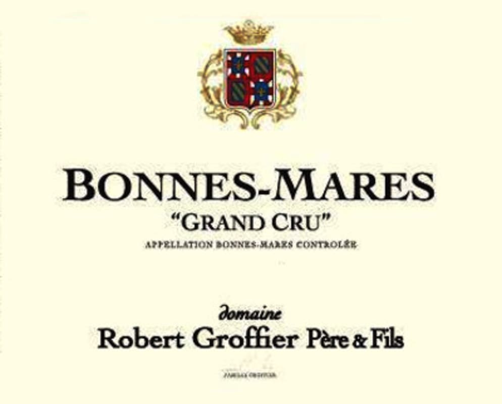 Domaine Robert Groffier Bonnes Mares Grand Cru 2013 Front Label