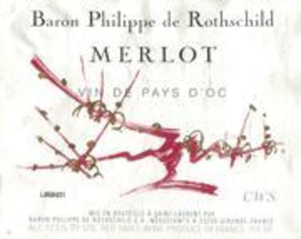 Baron Philippe de Rothschild Merlot 2000 Front Label