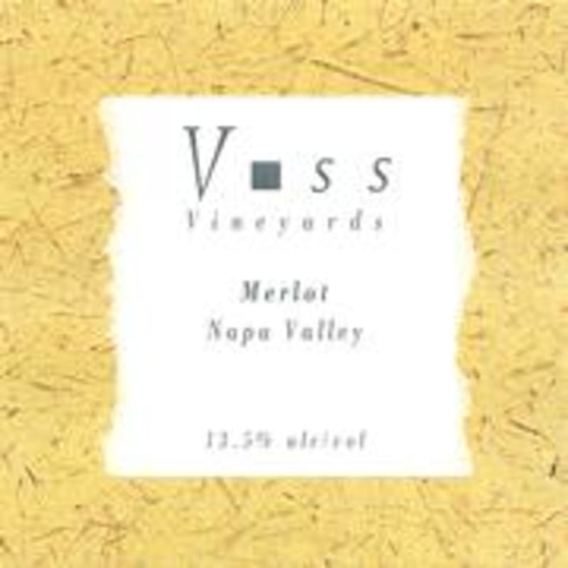 Voss Vineyards Merlot 1999 Front Label