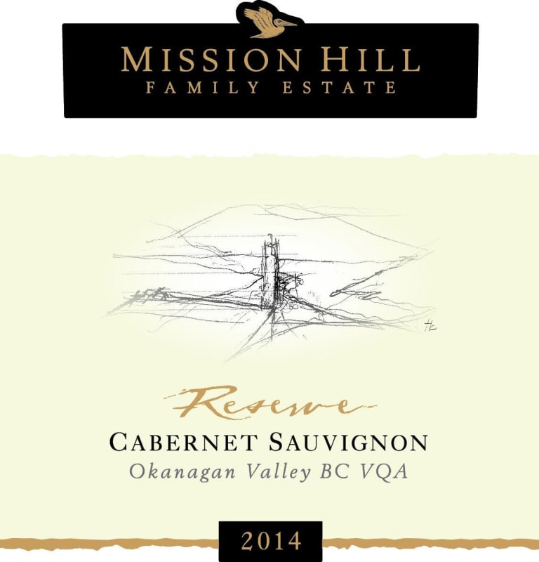 Mission Hill Reserve Cabernet Sauvignon 2014 Front Label