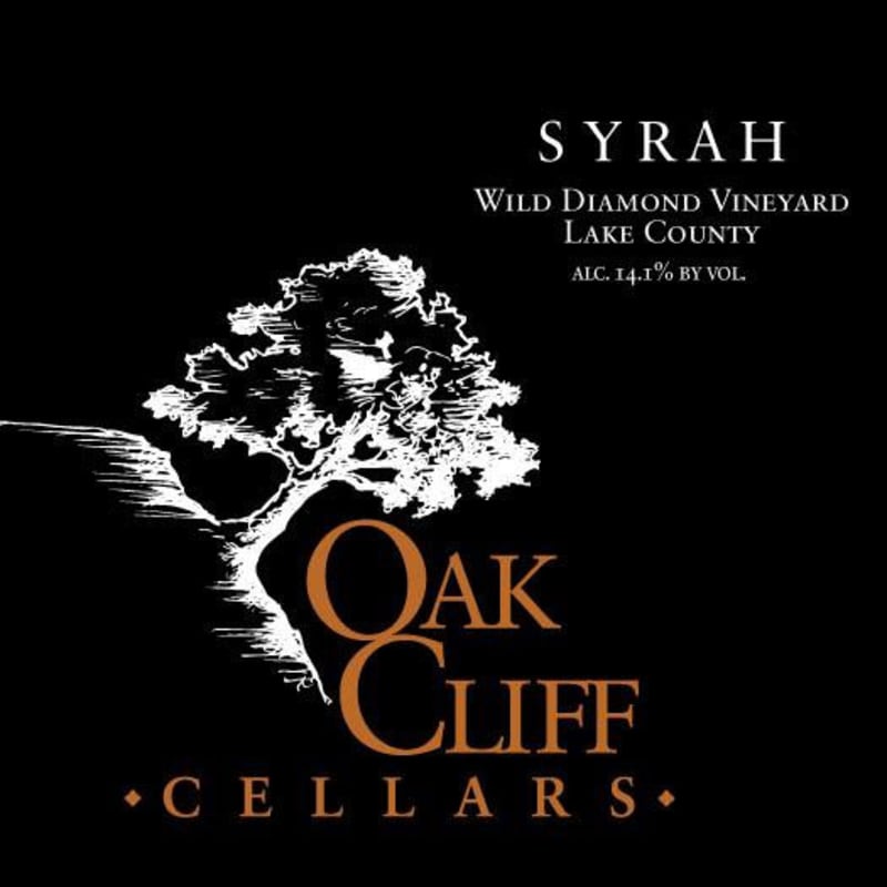 Oak Cliff Cellars Wild Diamond Vineyard Syrah 2013 Front Label