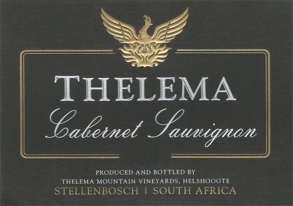 Thelema Cabernet Sauvignon 2014 Front Label