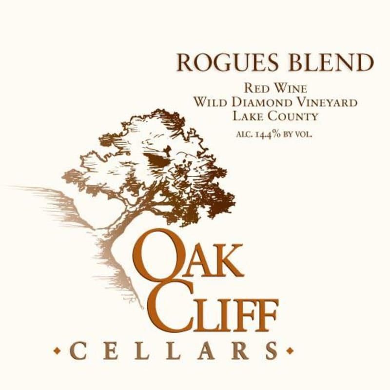 Oak Cliff Cellars Wild Diamond Vineyard Rogues Blend 2013 Front Label