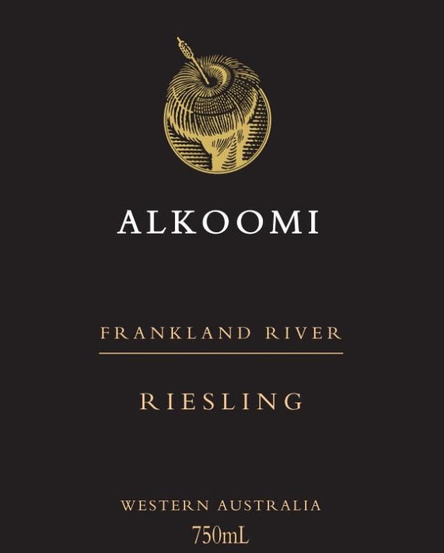 Alkoomi Black Label Riesling 2014 Front Label