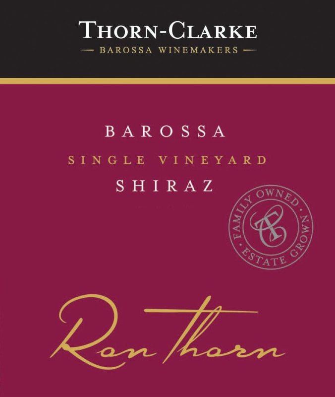 Thorn-Clarke Ron Thorn Shiraz 2014 Front Label